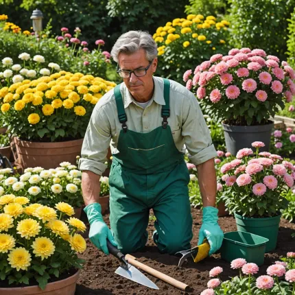 Искусство ухода за хризантемами: как обрезать хризантемы для пышного и здорового цветения